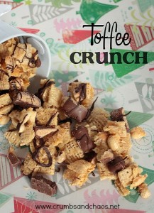 Toffee Crunch | Crumbs and Chaos #easy #snackmix www.crumbsandchaos.dreamhosters.com