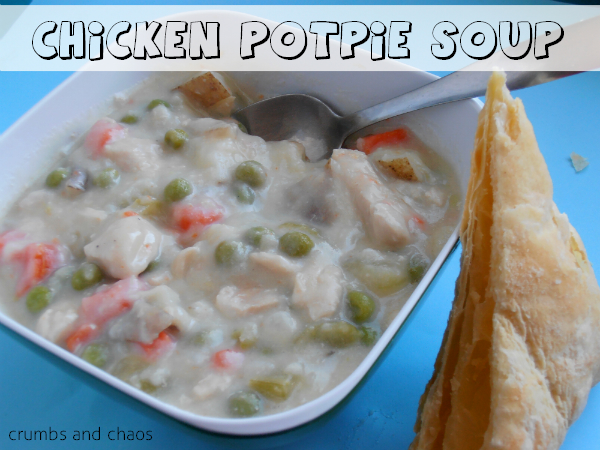 chicken potpie soup | www.crumbsandchaos.dreamhosters.com #soup #chicken #potpie