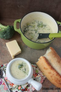 Broccoli Cheese Soup | Crumbs and Chaos #soup #recipe #broccoli www.crumbsandchaos.dreamhosters.com