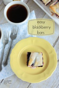 Easy Blackberry Bars | Crumbs and Chaos #piefilling #dessert www.crumbsandchaos.dreamhosters.com