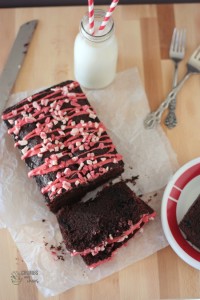 Chocolate Peppermint Bread | Crumbs and Chaos #chocolate #quickbread #peppermint www.crumbsandchaos.dreamhosters.com