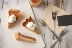 Dulce de Leche Pumpkin Pie | Crumbs and Chaos #Thanksgiving #pie #pumpkin www.crumbsnadchaos.net