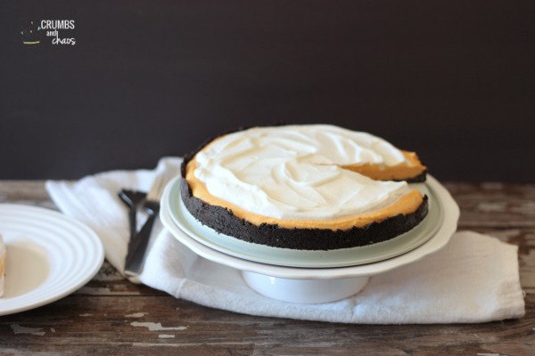 Pumpkin Cream Tart | Crumbs and Chaos #holiday #dessert #holiday www.crumbsandchaos.dreamhosters.com