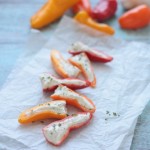 Garlic & Herb Stuffed Mini Sweet Peppers | Crumbs and Chaos
