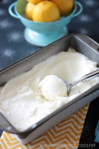 Lemon Buttermilk Sherbet | Crumbs and Chaos