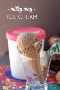 Milky Way Ice Cream | Crumbs and Chaos