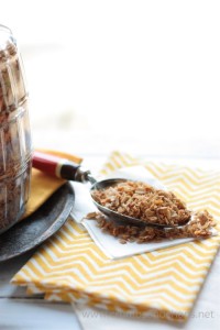 Family Size Batch Basic Granola | recipe on www.crumbsandchaos.dreamhosters.com