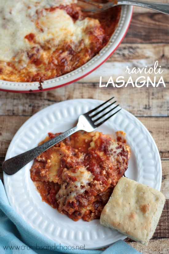 Ravioli Lasagna | Crumbs and Chaos