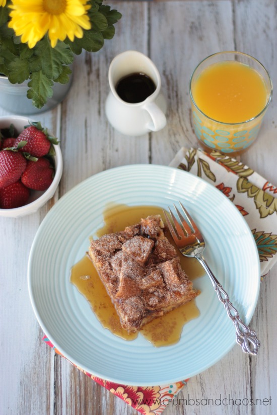 Cinnamon Crunch Buttermilk French Toast | Crumbs and Chaos