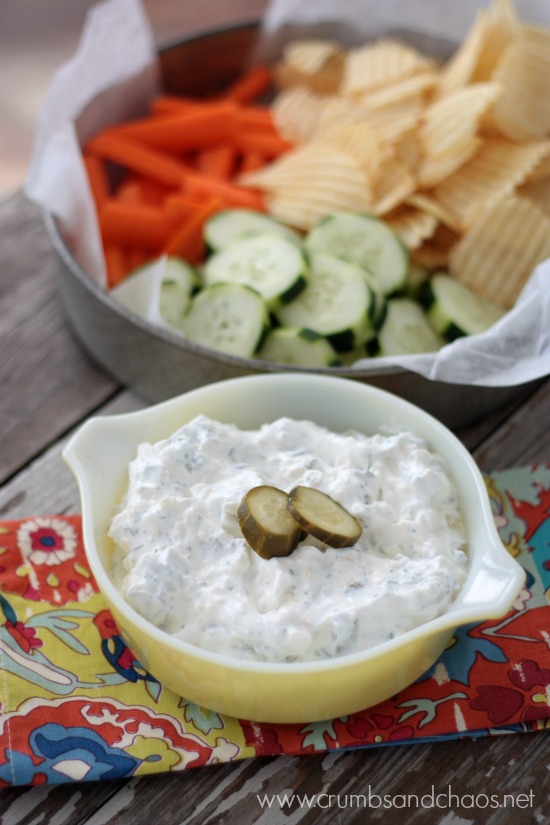 Dill Pickle Dip | Crumbs and Chaos