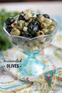 Marinated Olives & Manchego Cheese | recipe on Crumbs and Chaos