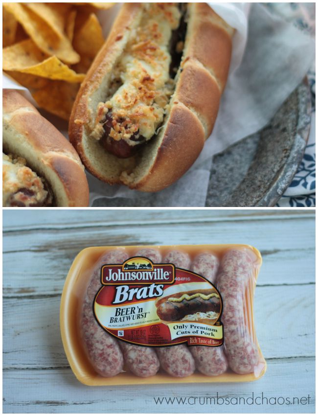 Jalapeno Popper Brats | Crumbs and Chaos