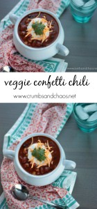 You can make this simple Veggie Confetti Chili any night of the week!
