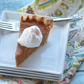 Pumpkin Pie with Maple Cinnamon Whipped Cream | Crumbs and Chaos