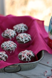 Peppermint Bark Muffins | Crumbs and Chaos