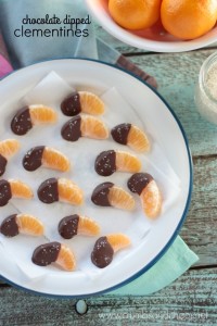 Chocolate Dipped Clementines | Crumbs and Chaos