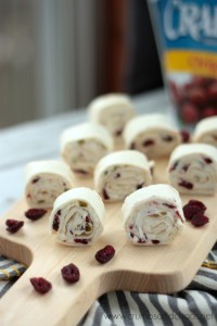Spicy Cranberry Goat Cheese Pinwheels | Crumbs and Chaos