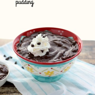 Dark Chocolate Pudding | Crumbs and Chaos