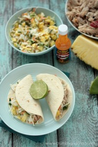 Slow Cooker Caribbean Pork Tacos | Crumbs and Chaos