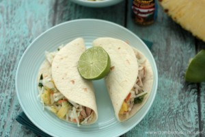 Slow Cooker Caribbean Pork Tacos | Crumbs and Chaos