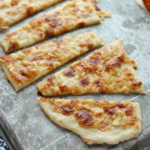 Honey Garlic Flatbread | Crumbs and Chaos
