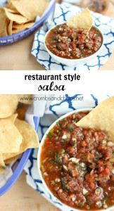 Restaurant Style Salsa | Crumbs and Chaos