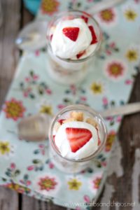 Easy Lemon Berry Shortbread Trifles Recipe, make this Lemon Berry Shortbread Trifle as personal servings or in a large serving dish