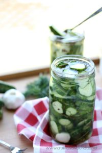 Easy Garlic Dill Refrigerator Pickles | Crumbs and Chaos