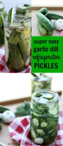 Easy Garlic Dill Refrigerator Pickles | Crumbs and Chaos