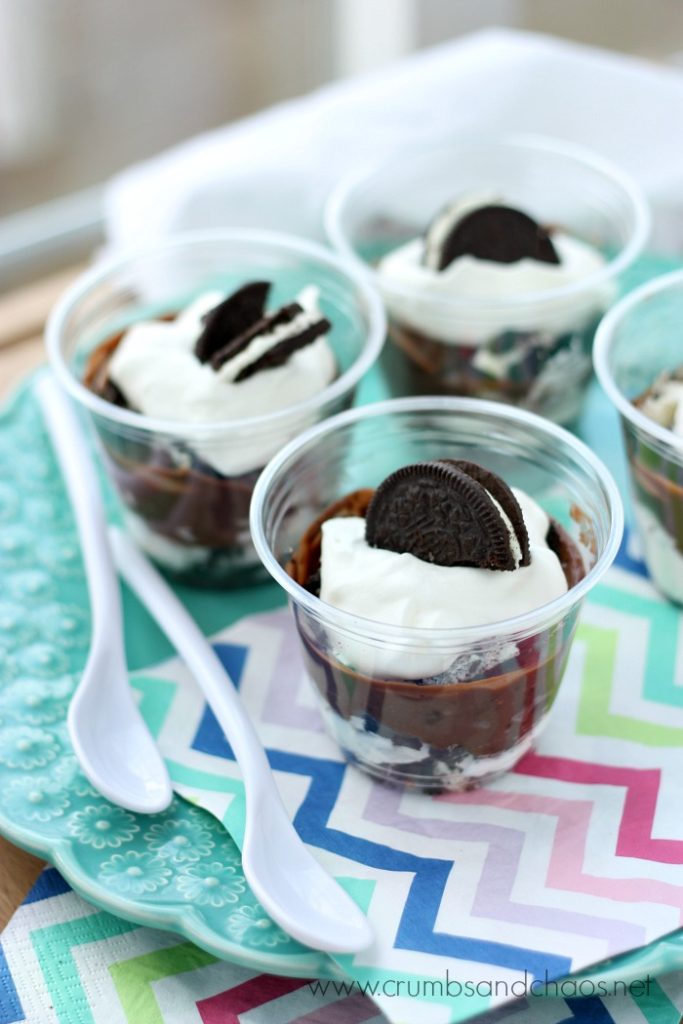 Easy Layered Oreo Pudding Cups are perfect for any occasion and are a delicious make ahead dessert!