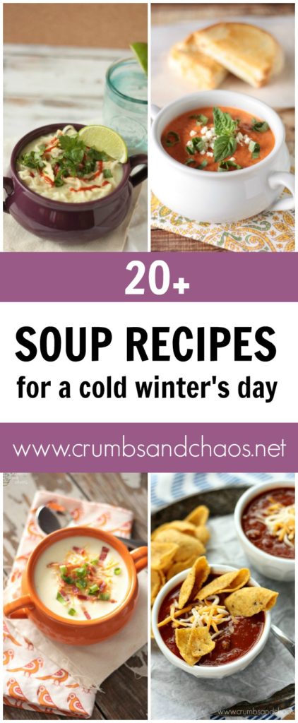 Easy and delicious soup recipe collection on Crumbs and Chaos