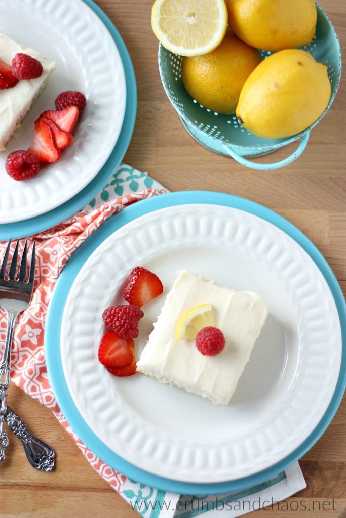 Lemon Sheet Cake will feed a crowd, is the perfect balance of tart and sweet, topped with Lemon Cream Cheese Frosting - it can't be beat!