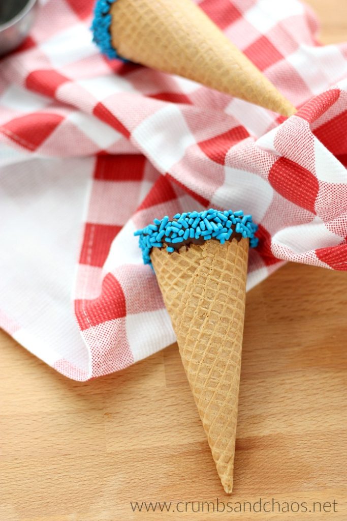 Easy to make at home, Dipped Ice Cream Cones take your favorite summer treat to the next level!