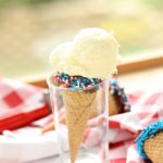 Easy, homemade vanilla ice cream can't be beat!