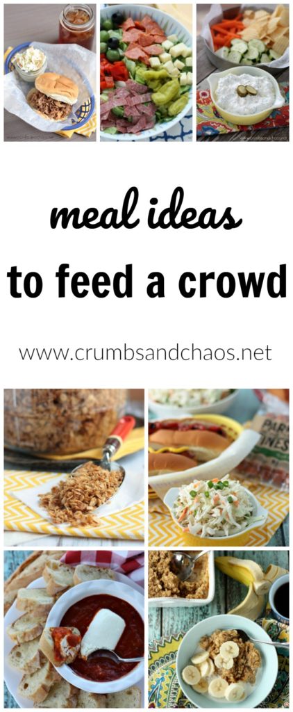 A full list of meal ideas to feed a crowd all summer long!