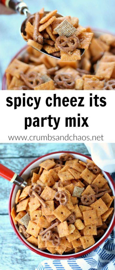 This 3 ingredient party mix is sure to please any crowd for any occasion!